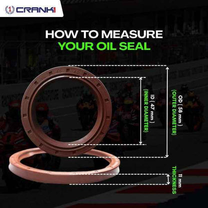Crank1-Fork Oil Seals Pair Honda CBR 650R (2021 onwards)-CPF55-119