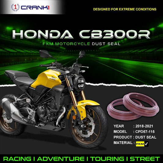 Crank1-Fork Dust Seals Pair For Honda CB 300R (2018-2021)– CPD57-115