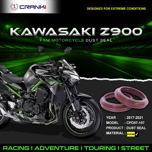 Crank1-Fork Dust Seals Pair For Kawasaki Z900 (2017-2021)– CPD57-107
