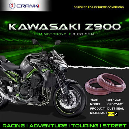 Crank1-Fork Dust Seals Pair For Kawasaki Z900 (2017-2021)– CPD57-107