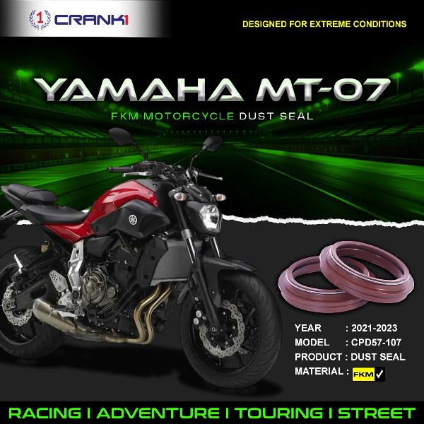 Crank1-Fork Dust Seals Pair For Yamaha MT-07 (2021-2023)– CPD57-107