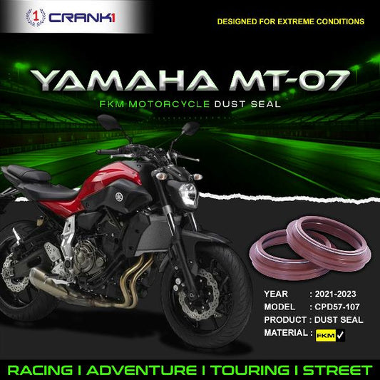 Crank1-Fork Dust Seals Pair For Yamaha MT-07 (2021-2023)– CPD57-107