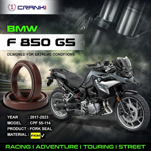 Crank1-Fork Oil Seals Pair BMW F850 GS (2021-2023)-CPF55-114