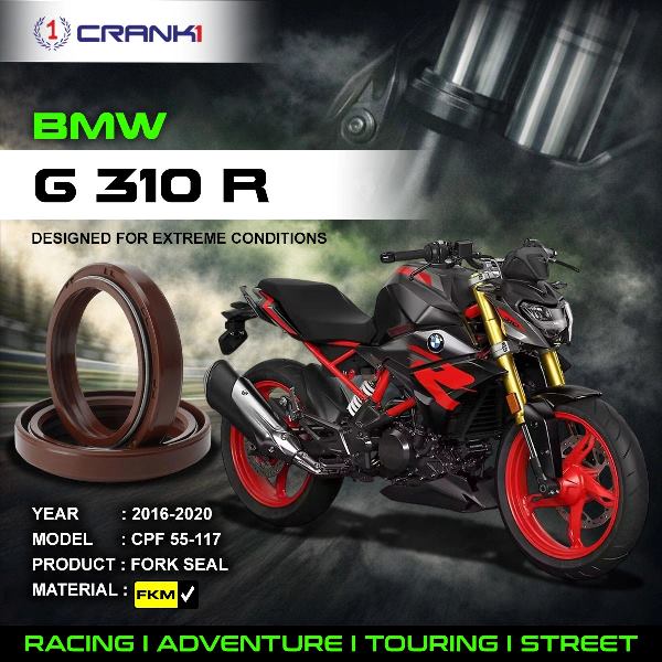 Crank1-Fork Oil Seals Pair BMW G 310 R (2016-2020)-CPF55-117
