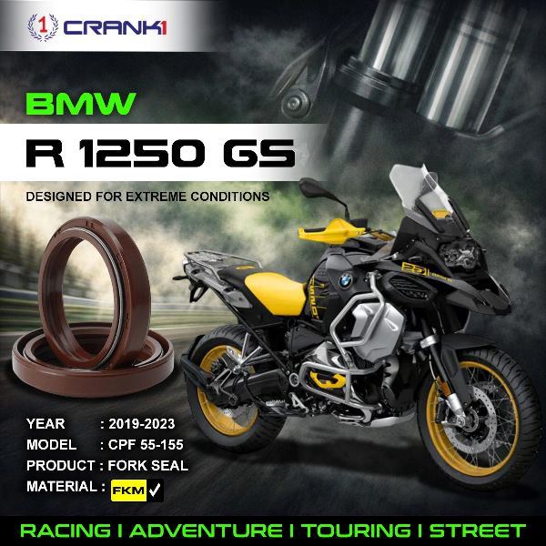 Crank1-Fork Oil Seals Pair BMW R1250 GS (2019-2023)-CPF55-155