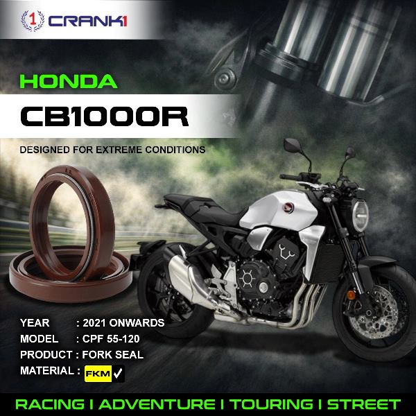 Crank1-Fork Oil Seals Pair Honda CB 1000R (2021 Onwards)-CPF55-120