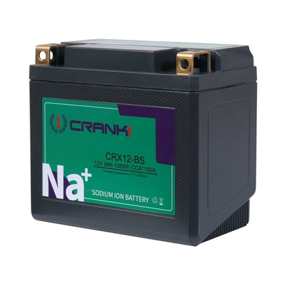 Crank1 Premium Sodium-Ion Battery–Factory Activated for Triumph Bonneville T100 (2005-2025)- CRX12-BS