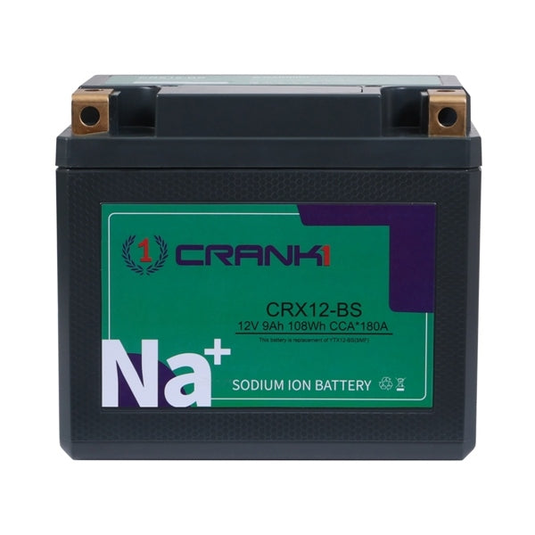 Crank1 Premium Sodium-Ion Battery–Factory Activated for - CRX12-BS