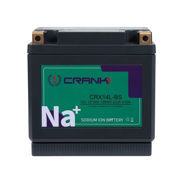 Crank1 Premium Sodium-Ion Battery–Factory Activated for Harley Davidson 1200 Custom 2010-2025 - CRX14L-BS