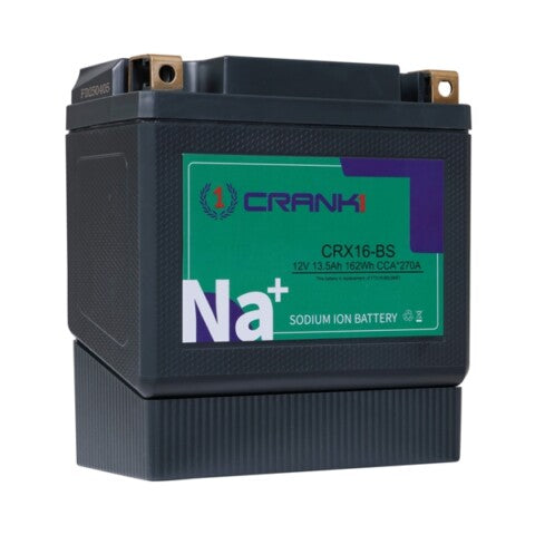 Crank1 Premium Sodium-Ion Battery–Factory Activated for Triumph Tiger 800XCA (2014-2020)-CRX16-BS