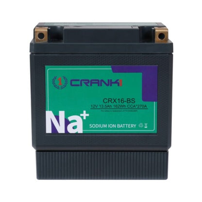 Crank1 Premium Sodium-Ion Battery–Factory Activated for Triumph Tiger 800XCA (2014-2020)-CRX16-BS