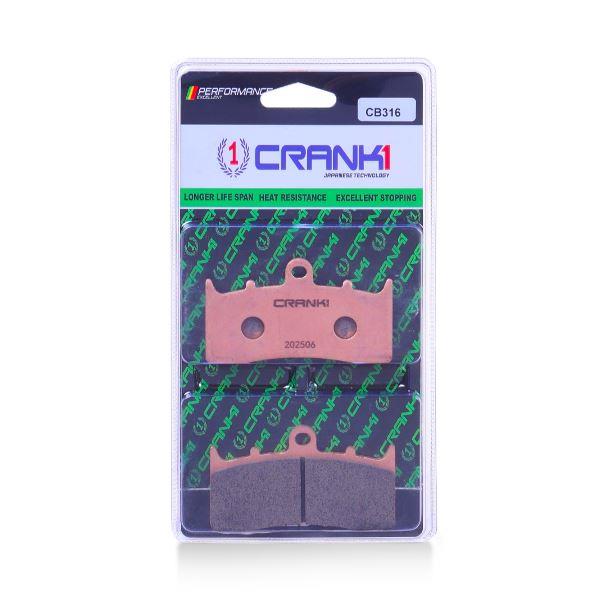 Crank1 Sintered Brake Pads For BMW K 1600 GT GTL (2017-2021) - Front - CB316