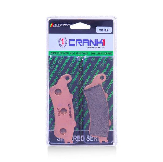 Crank1 Sintered Brake Pads For Kawasaki Vulcan S (2015 Onward) - Front - CB182