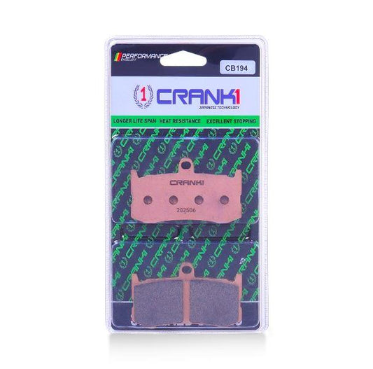 Crank1 Sintered Brake Pads For Triumph Daytona 675 (2013-2017) - Front - CB194