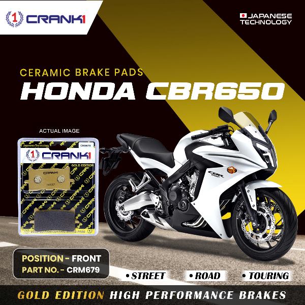 Crank1 Ceramic Brake Pads For Honda CBR650 Front-CRM679 2 Sets