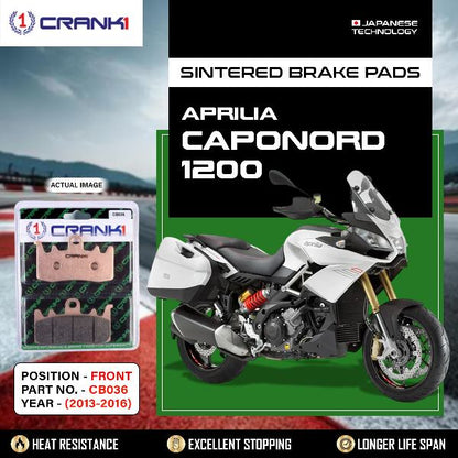 Crank1 Brake Pads Front Aprilia Caponord 1200 (2013-2016)-CB036-2 Sets