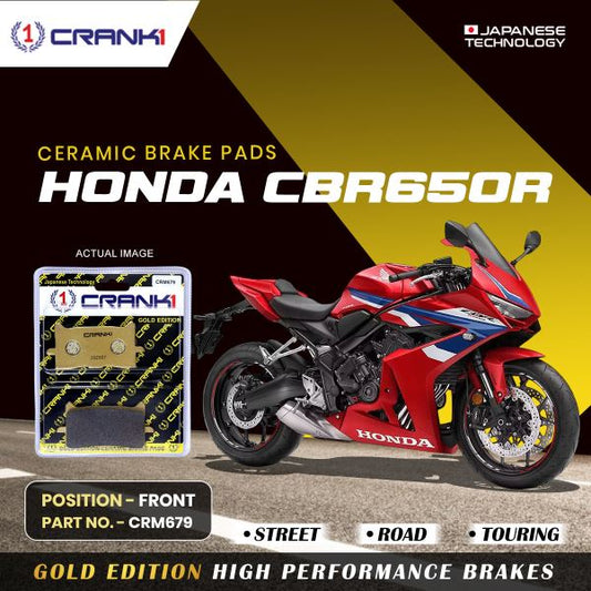Crank1 Ceramic Brake Pads For Honda Cbr 650R Front-CRM679 2 Sets
