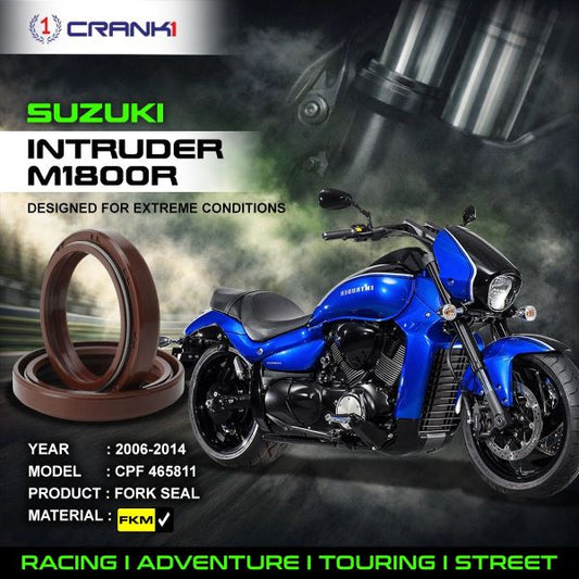Crank1 Fork Oil Seals Pair For Suzuki M1800R Intruder 2006-2014 CPF465811