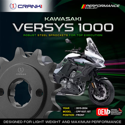 Crank1 SPROCKET FRONT KAWASAKI VERSYS 1000 ( (2015-2024)-CPF1537.15T