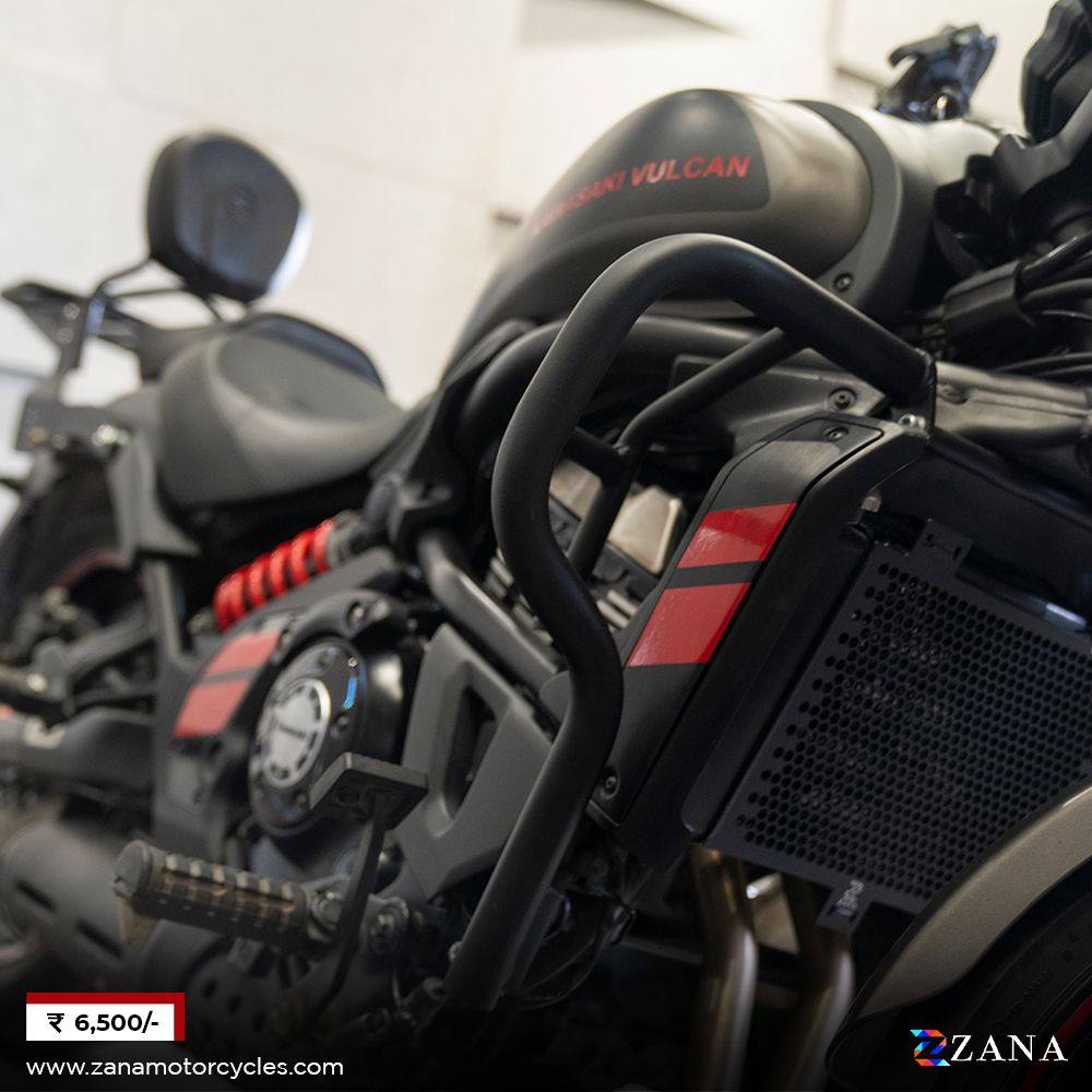 Crash Guard Texture Matt Black for Kawasaki Vulcan 650 - ZI-8309