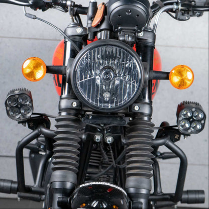 Crash Guard with Slider Black for Royal Enfield Hunter 350 - ZI-8251