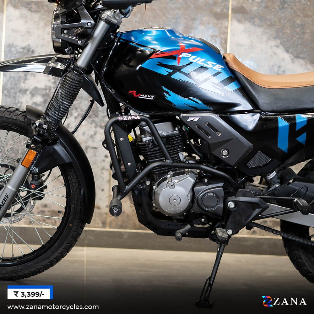 Crash Guard with Slider for Hero X-Pulse 200 by ZANA - ZI-8335