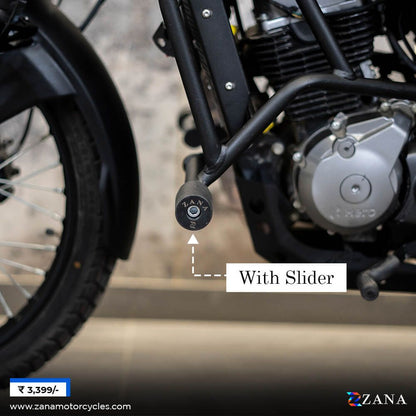 Crash Guard with Slider for Hero X-Pulse 200 by ZANA - ZI-8335