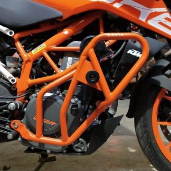 Crash-Leg Guard Orange KTM 250-390 2017-2022 - ZANA ZI-5033 - Riders Junction