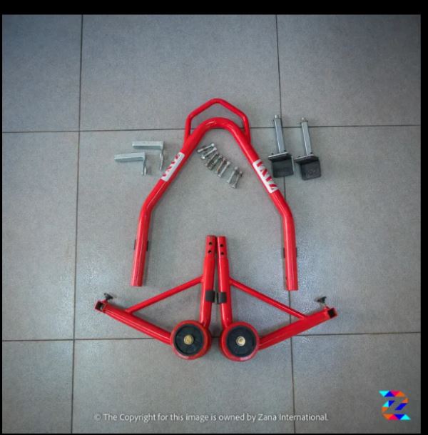 Crash Guard With Slider Kustom Silver for KTM Adventure 250/390 - ZANA, ZI-8122