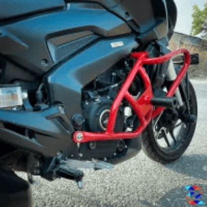 Crash Guard With Slider Red Dominar 400 (2019-2021) - ZANA - ZI-7092