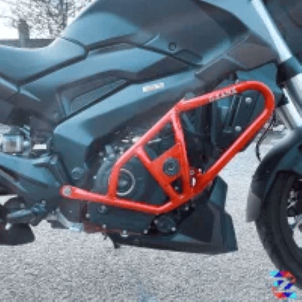 Crash Guard With Slider Red Dominar 400 (2019-2021) - ZANA - ZI-7092