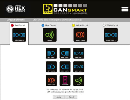 DENALI-Plug n Play Cansmart Controller for Harley Davidson Gen II (DNL.WHS.12300)