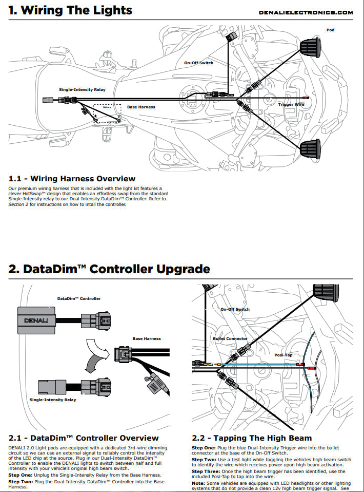DENALI 2.0 DataDim Dual-Intensity Controller - DNL.WHS.11000