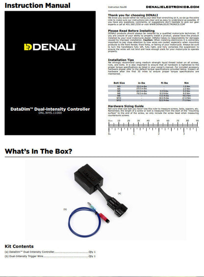 DENALI 2.0 DataDim Dual-Intensity Controller - DNL.WHS.11000