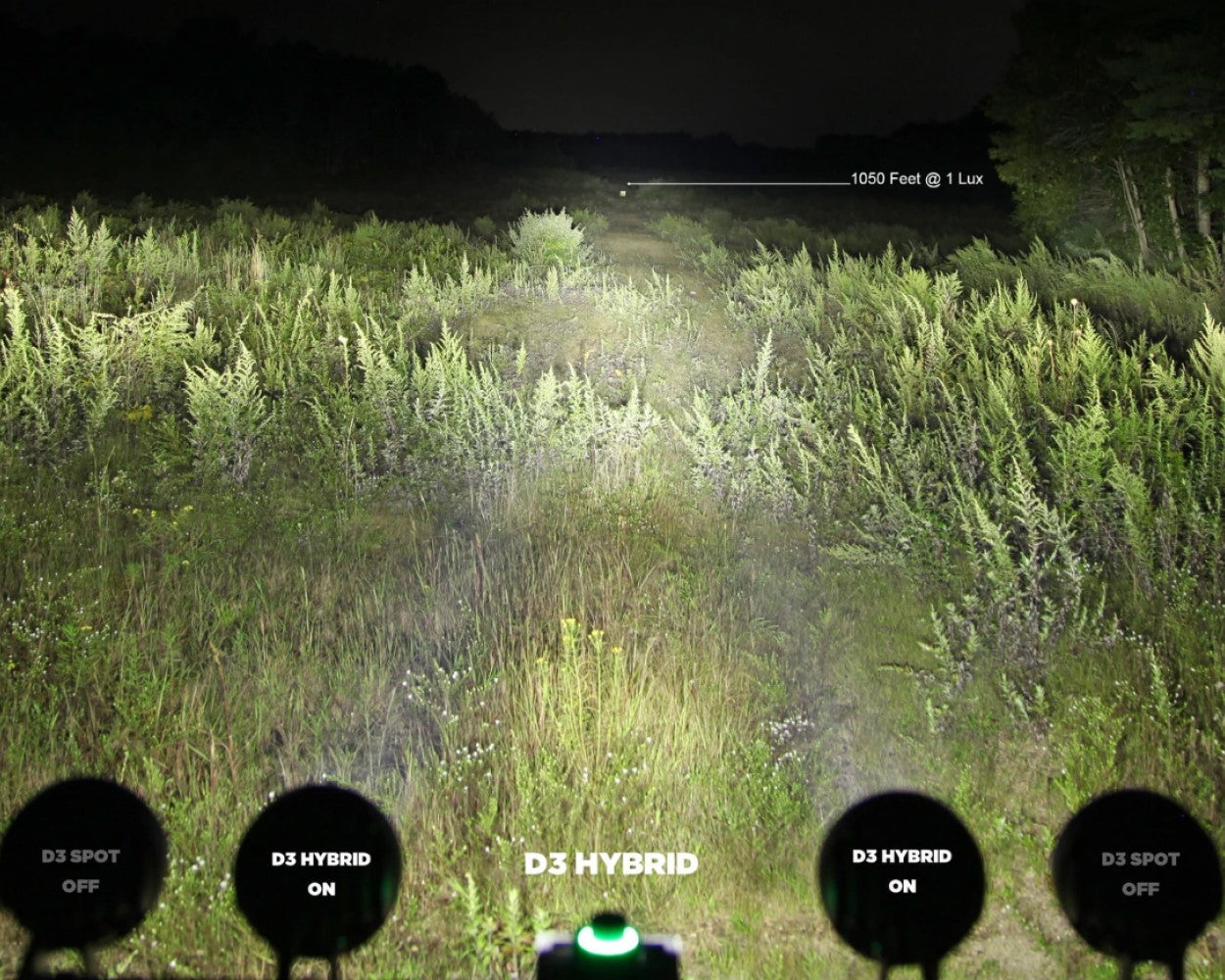 DENALI D3 Auxiliary LED Lights - Driving (Spot) - Lights Only - Set of 2 - DNL.D3.050.2