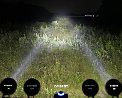 DENALI D3 Auxiliary LED Lights - Driving (Spot) - Lights Only - Set of 2 - DNL.D3.050.2