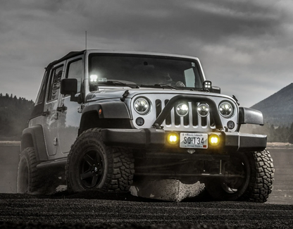 DENALI D3 Auxiliary LED Lights - Fog (Spread) - Lights Only - Single Pod Yellow - DNL.D3.051