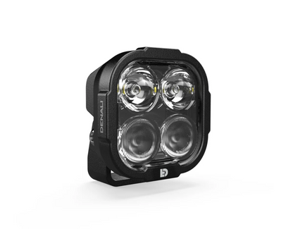DENALI DL4 Auxiliary LED Lights - White - Lights Only - DNL.DL4.050.W