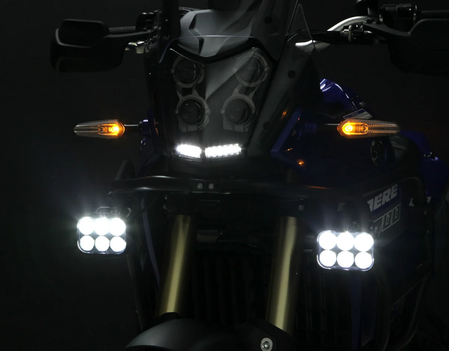 DENALI DL6 Auxiliary LED Lights - Amber - Lights Only - DNL.DL6.050.A