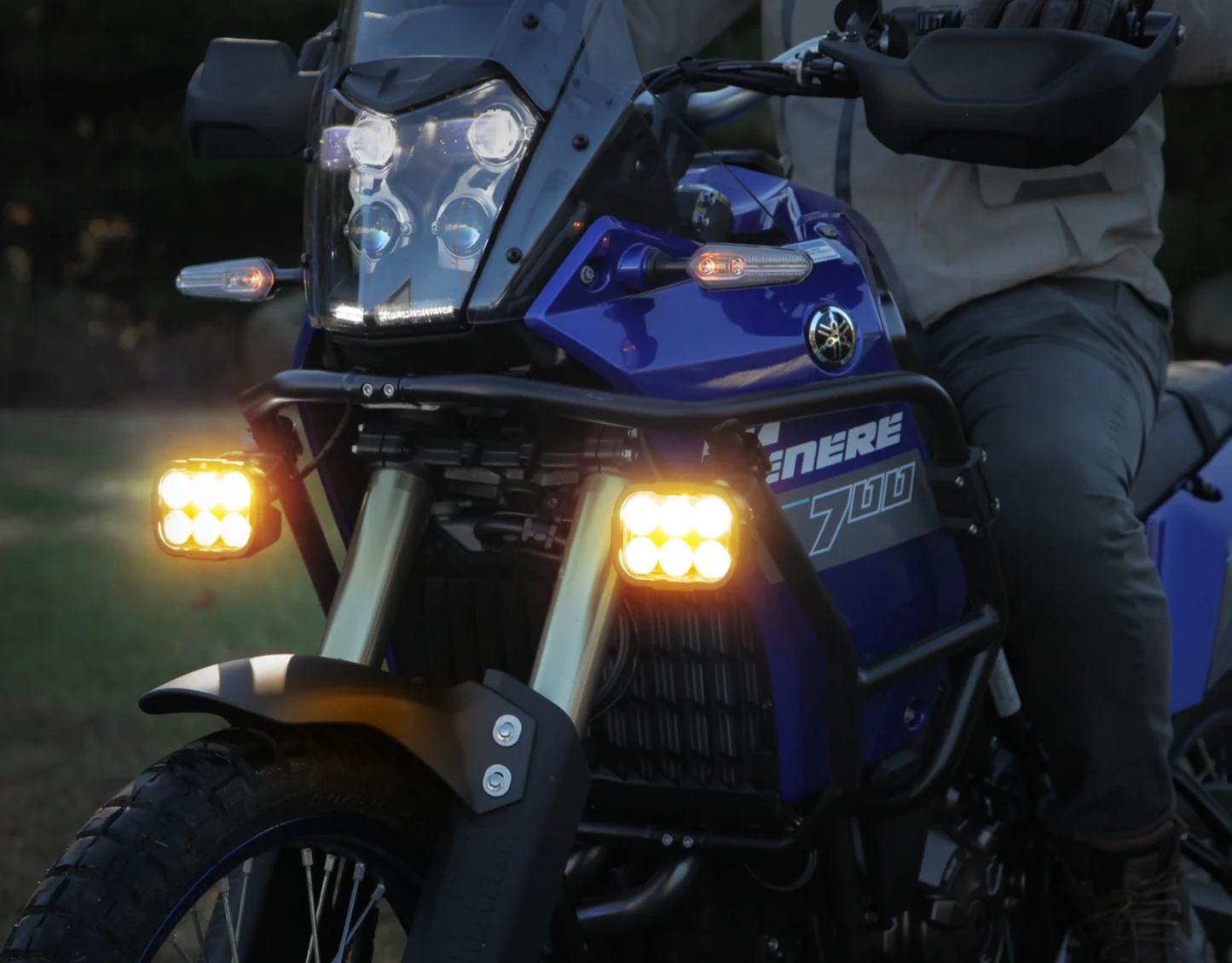 DENALI DL6 Auxiliary LED Lights - Amber - Lights Only - DNL.DL6.050.A