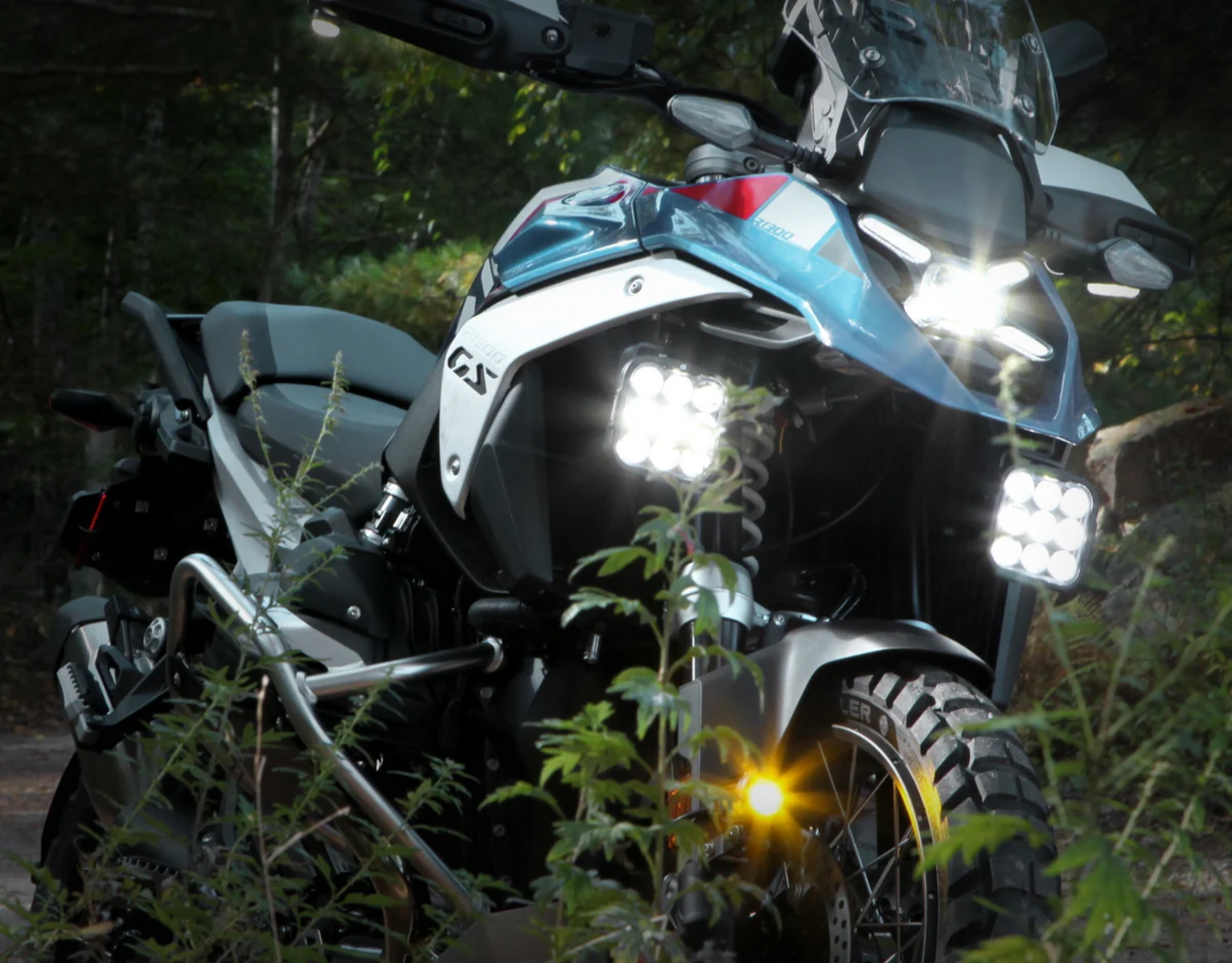 DENALI DL9 Auxiliary LED Lights - White - Lights Only - DNL.DL9.050.W