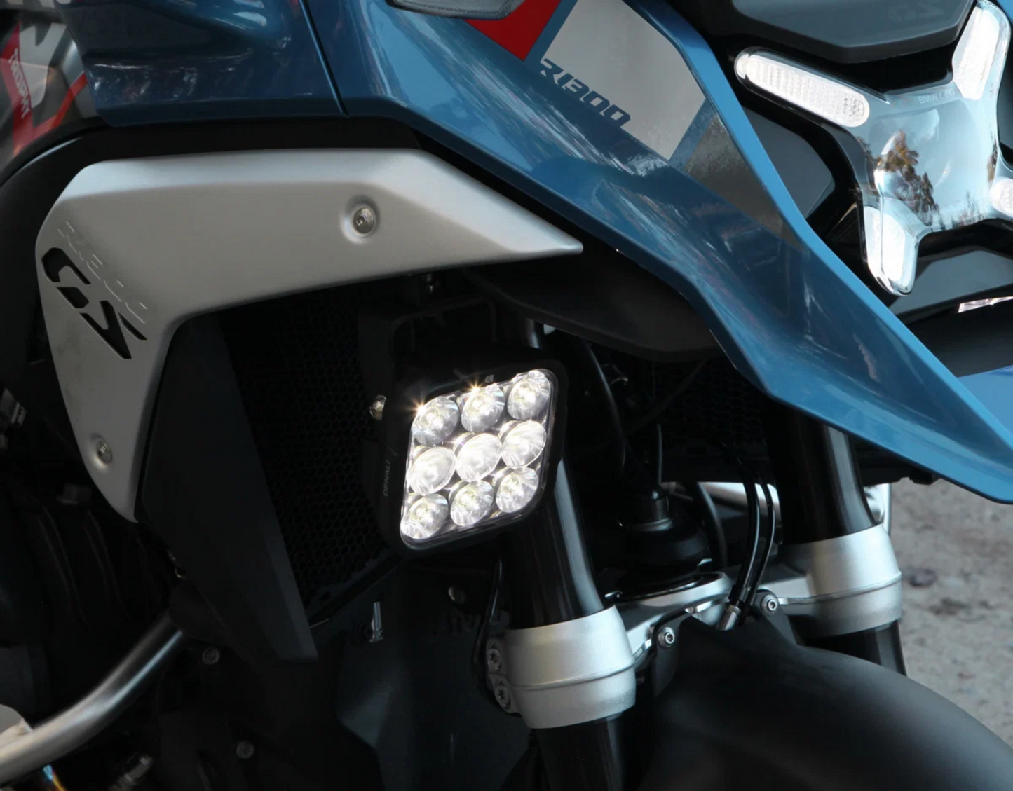 DENALI DL9 Auxiliary LED Lights - White - Lights Only - DNL.DL9.050.W