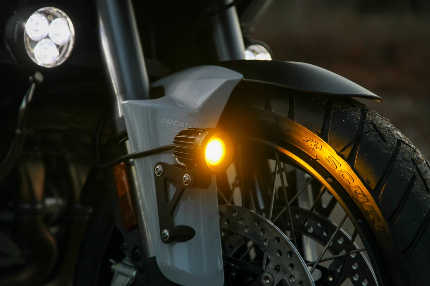DENALI Lower Driving Light Mount for Ducati DesertX - LAH.22.10301