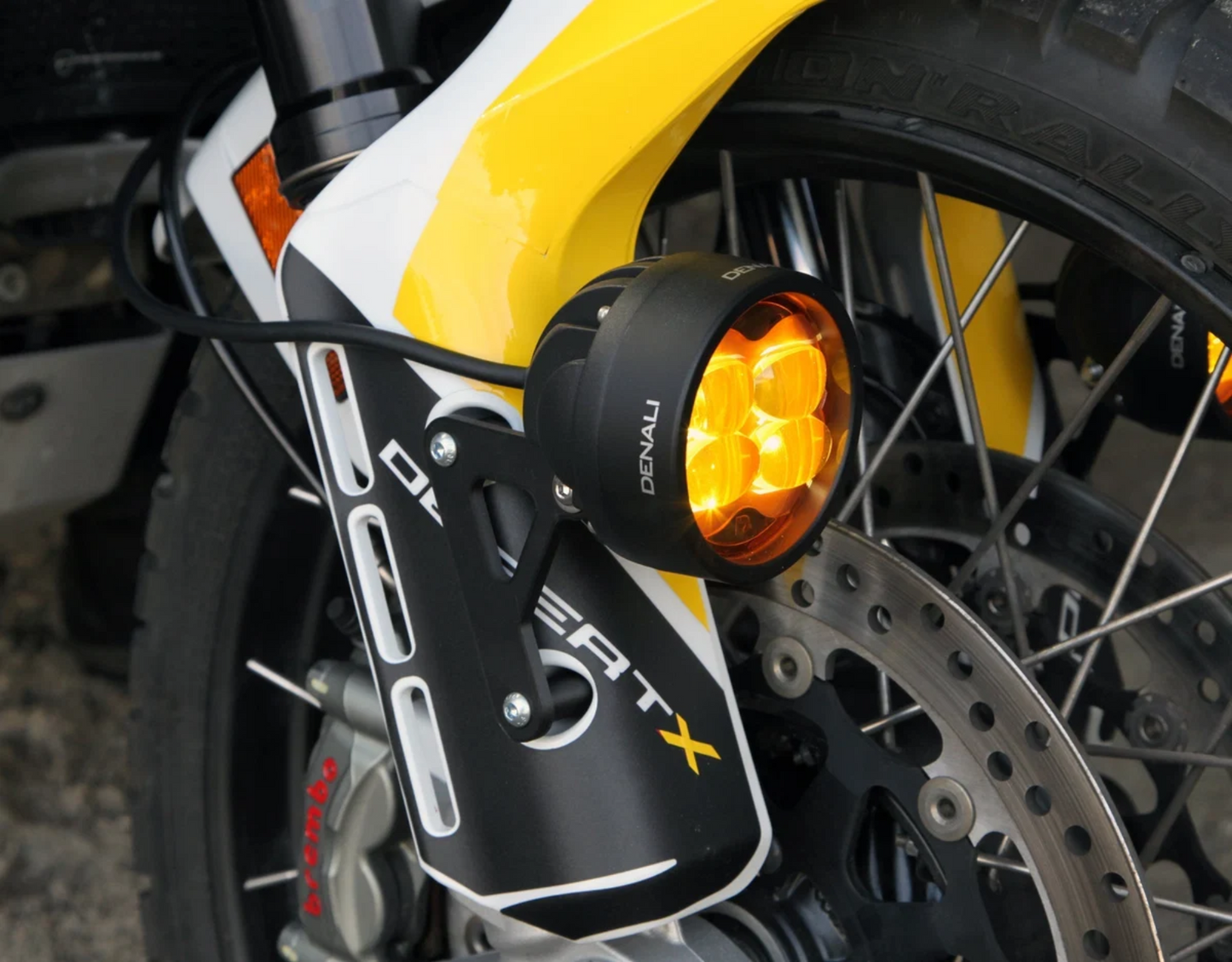 DENALI Lower Driving Light Mount for Ducati DesertX - LAH.22.10301