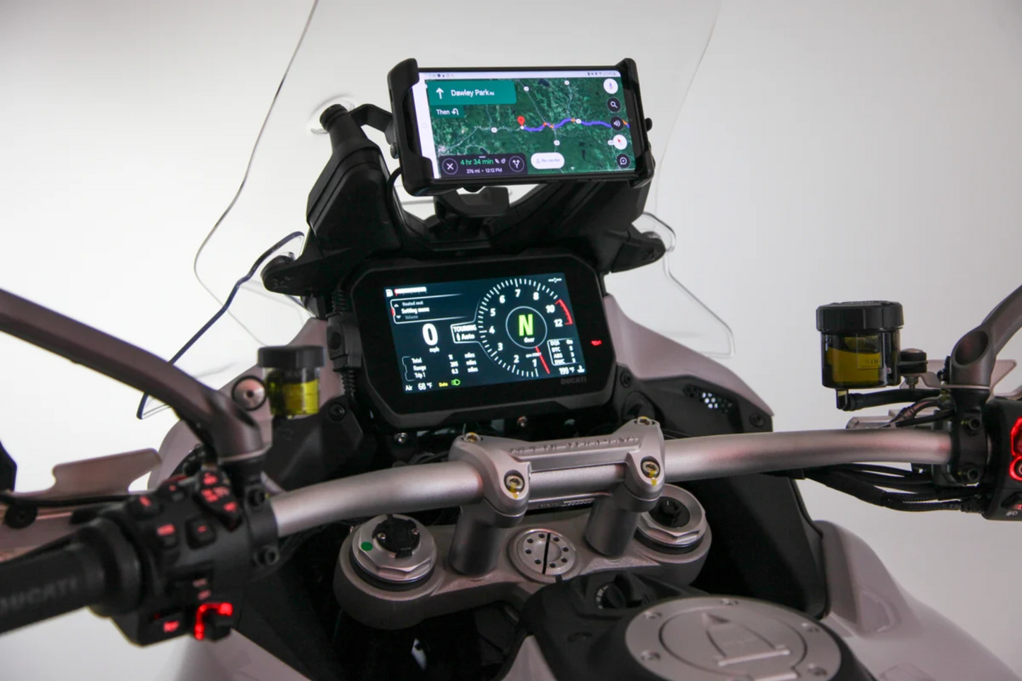 DENALI Rally Phone Mount for Ducati Multistrada V4 - MBK.22.10100