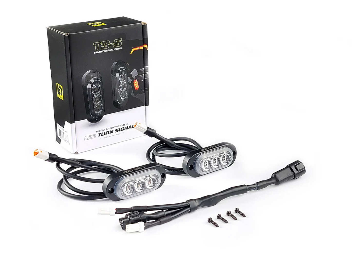 DENALI T3-S Switchback LED Pods - Rear - Indicator/Brake - DNL.T3S.10300