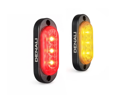 DENALI T3-S Switchback LED Pods - Rear - Indicator/Brake - DNL.T3S.10300