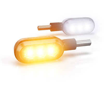 DENALI T3 Switchback LED Pods - Front - Indicator/DRL - M8 Mount - DNL.T3.10000