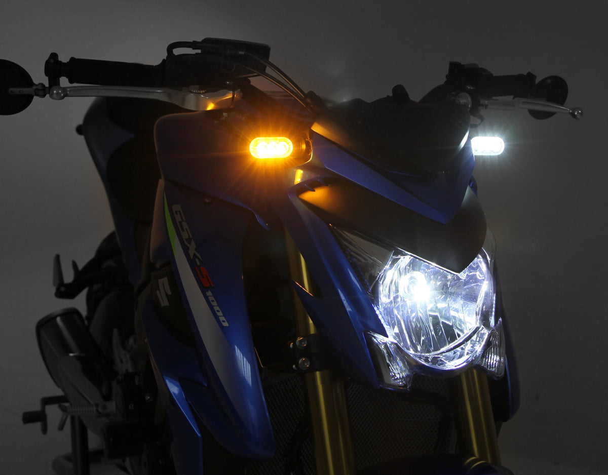 DENALI T3 Switchback LED Pods - Front - Indicator/DRL - M8 Mount - DNL.T3.10000