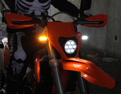 DENALI T3 Switchback LED Pods - Front - Indicator/DRL - M8 Mount - DNL.T3.10000